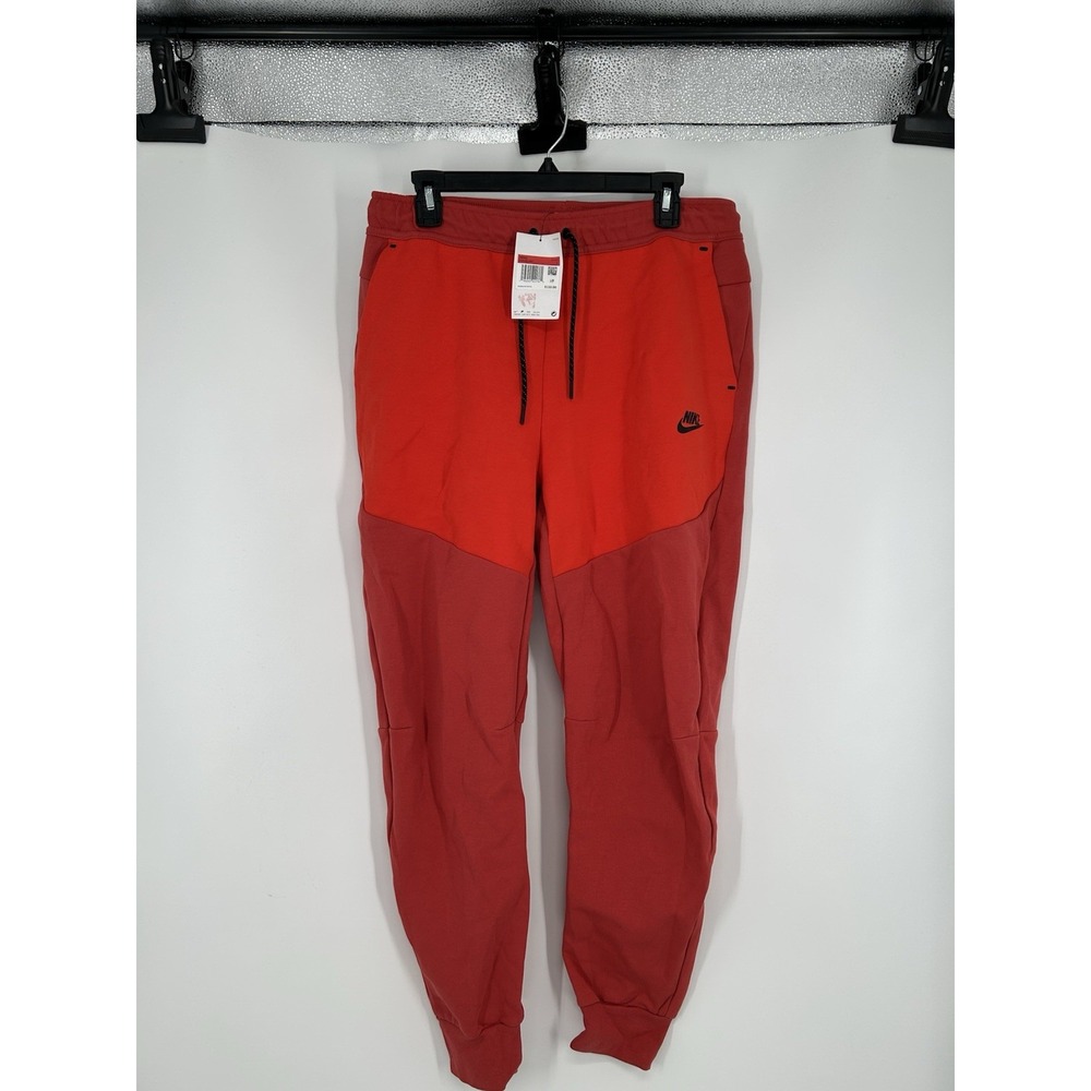 Nike Sportswear Tech Fleece Joggers Pants Sweatpants Red CU4495-662 Mens Large